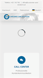 Mobile Screenshot of customer-care-solutions.at
